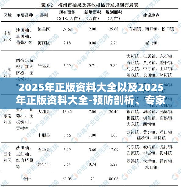 2025年正版资料大全以及2025年正版资料大全-预防剖析、专家解读解释与落实,警惕诱导性陷阱