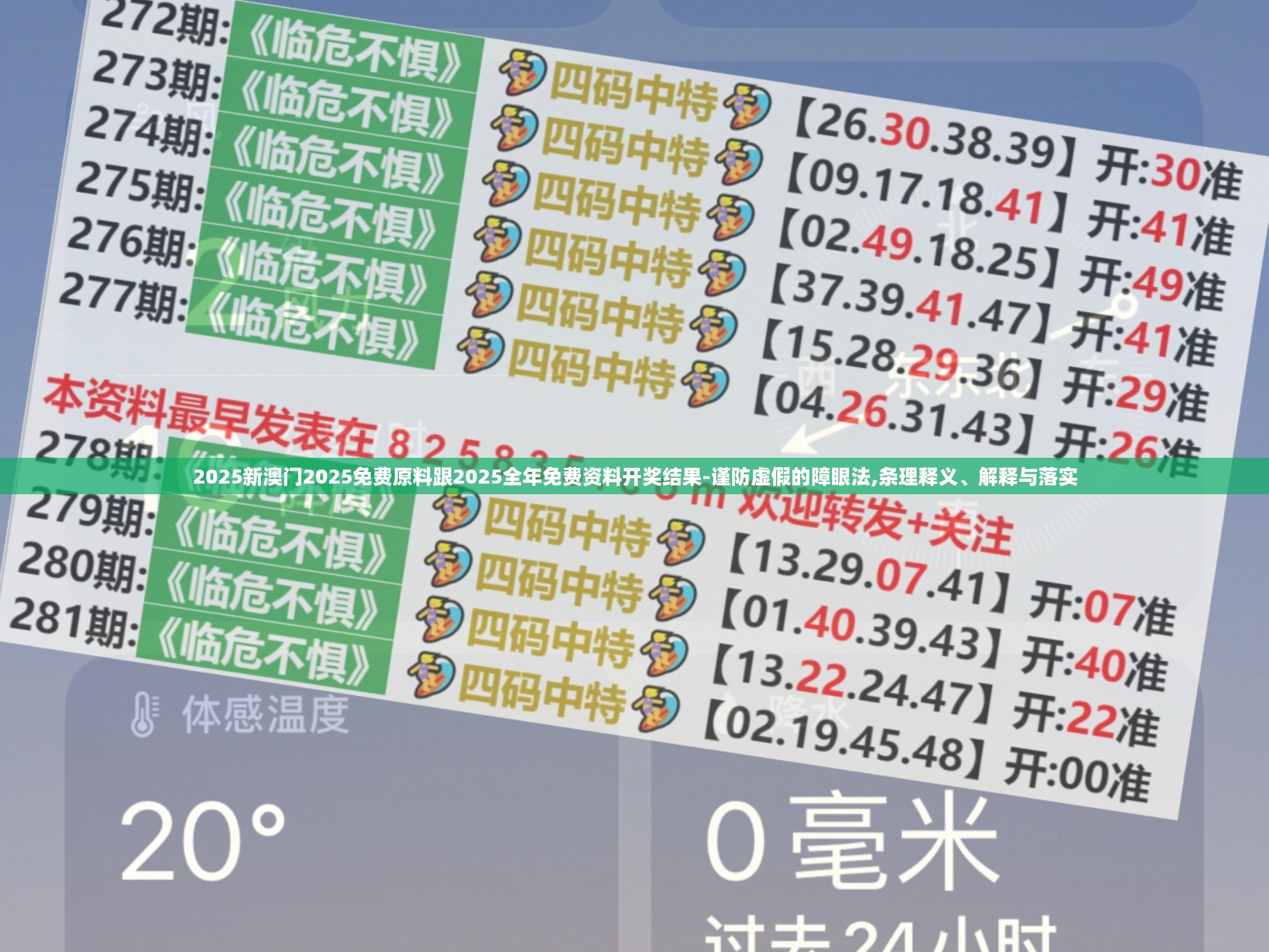 2025新澳门2025免费原料跟2025全年免费资料开奖结果-谨防虚假的障眼法,条理释义、解释与落实
